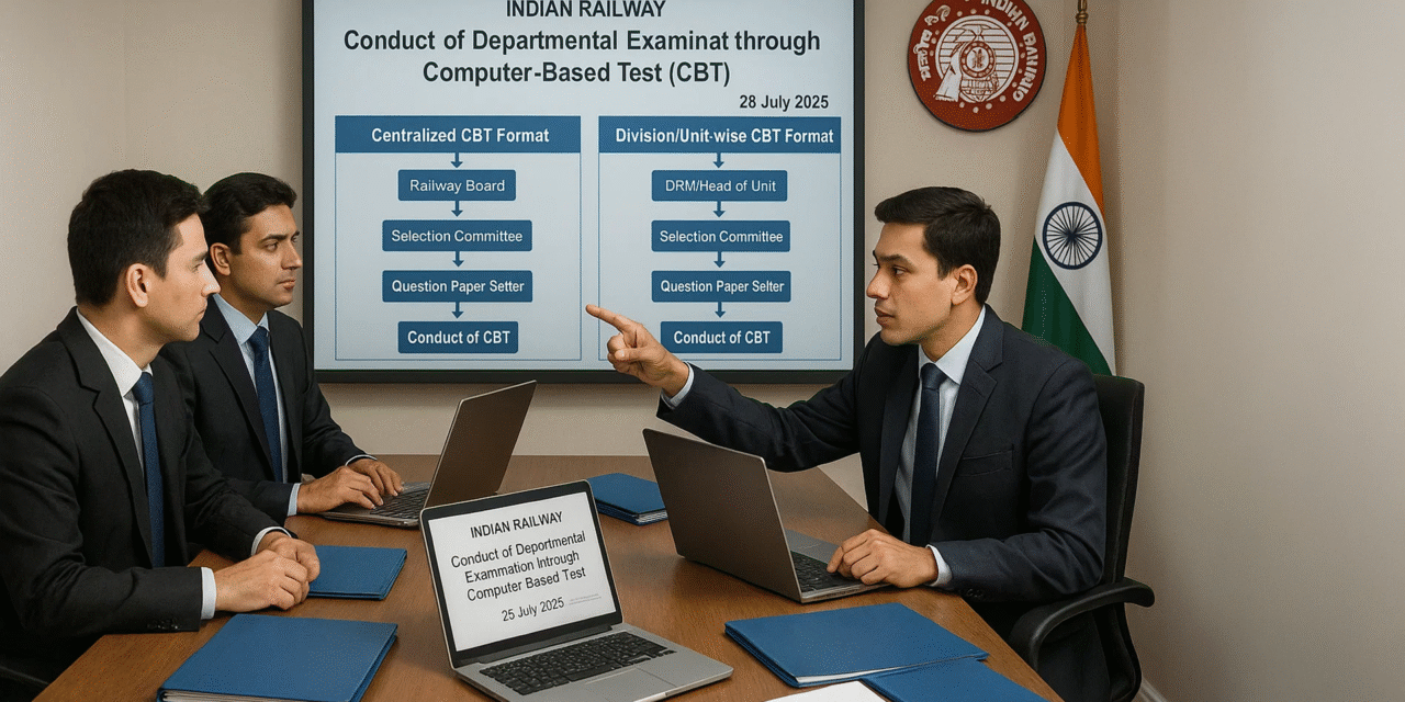 Conduct of Departmental Examination through Computer-Based Test (CBT) – Regarding Constitution of Selection Committees and Question Paper Setter.