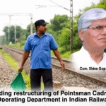 Update regarding restructuring of Pointsman Cadre of the Operating Department in Indian Railways
