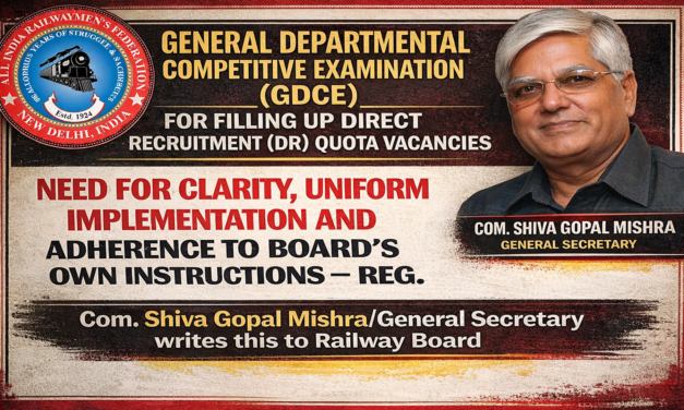 General Departmental Competitive Examination (GDCE) for filling up Direct Recruitment (DR) quota vacancies – need for clarity, uniform implementation and adherence to Board’s own instructions – reg.
