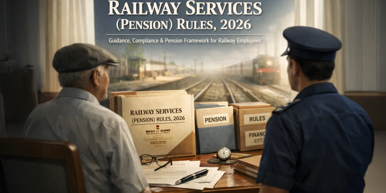 Railway Services (Pension) Rules, 2026 – Gazette Notification issued by Govt of India