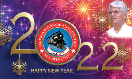 all india railwaymen’s federation wishes railwaymen and their families a very happy new year