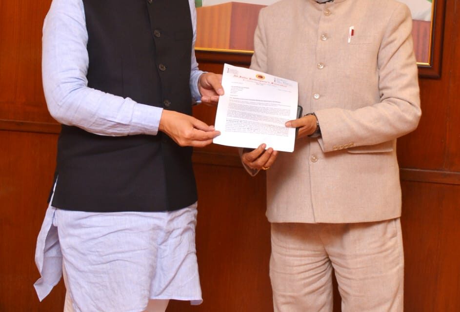MEMORANDUM TO HON’BLE MOR – Absorption of the Course Completed Railway