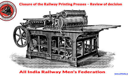 Closure of the Railway Printing Presses – Review of decision