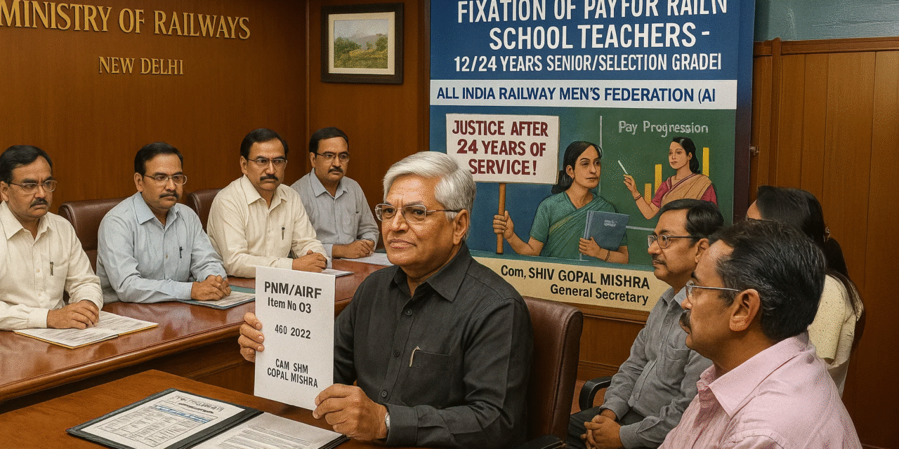 Fixation of pay of School Teachers on allotment of Senior Grade/Selection Grade after completion of 12/24 years of service – PNM/AIRF item No. 03/2022