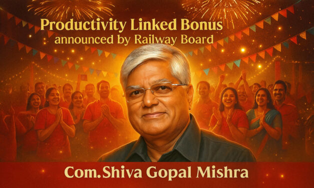 Payment of Productivity Linked Bonus (PLB) to all eligible non-gazetted Railway employees for the financial year 2024-25