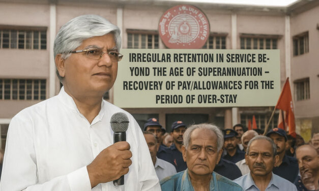 Irregular retention in service beyond the age of superannuation – Recovery of Pay/allowances for the period of over-stay
