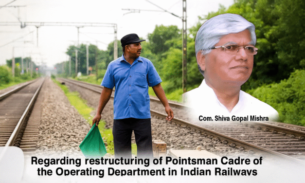 Update regarding restructuring of Pointsman Cadre of the Operating Department in Indian Railways