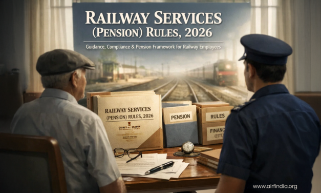 Railway Services (Pension) Rules, 2026 – Gazette Notification issued by Govt of India