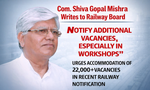 Request for revision of vacancy assessment for RRB Group ‘D’ Recruitment 2026