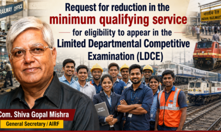 Request for reduction in the minimum qualifying service for eligibility to appear in the Limited Departmental Competitive Examination (LDCE)
