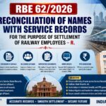Reconciliation of names with Service Records for the purpose of settlement of Railway employees – reg.
